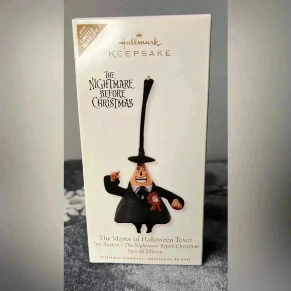Hallmark Other - Hallmark 2010 Limited Night Before Christmas “Mayor or Halloween Town” Ornament